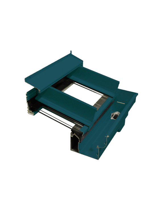 Serie E110 Sistema de techo fijo Desarrollado para optimizar el montaje con posibilidad de realizar grandes dimensiones