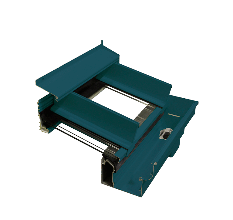 Serie E110 Sistema de techo fijo Desarrollado para optimizar el montaje con posibilidad de realizar grandes dimensiones