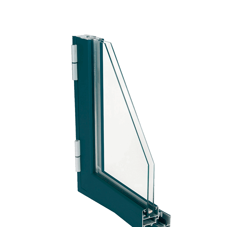 Serie E28 Sistema de ventana y balconera practicable. Se complementa con los sistemas de corredera E 15 y E 21