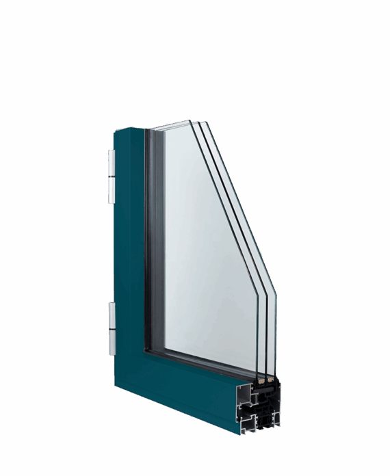 Serie E75HO Sistema de Ventana balconera y puerta practicable de grandes prestaciones y facilidades debido a sus multiples acabados