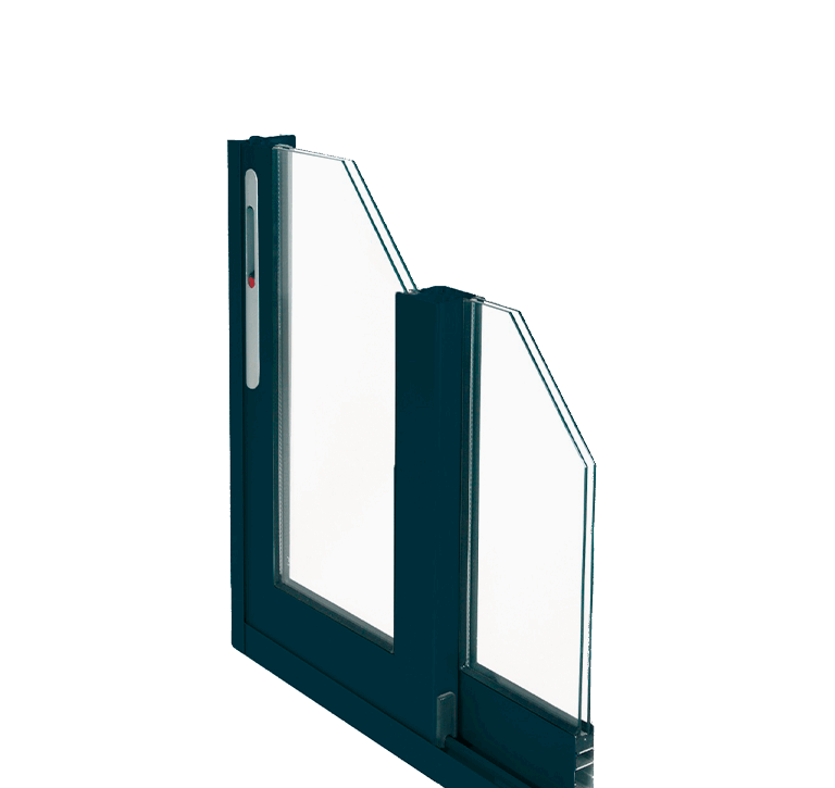 Sistema E21 Ventana y balconera corredera con una gran variedad de soluciones gracias a su extensa gama de perfiles y accesorios