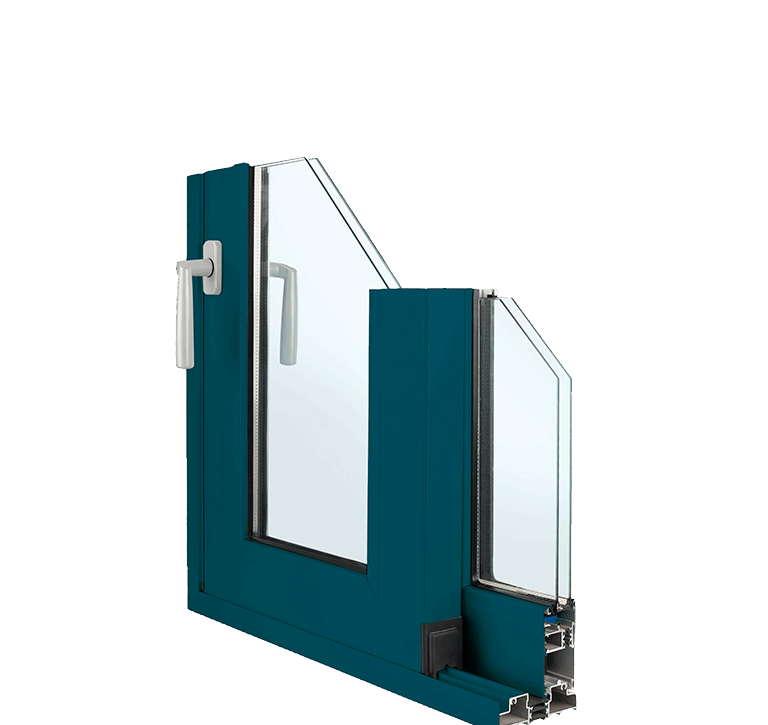 Sistema de ventana y balconera corredera perimetral con Rotura de Puente Termico para grandes cerramientos