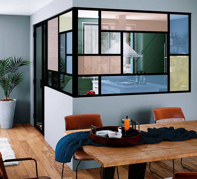 EXTRUAL SISTEMAS DE ALUMINIO PARA DIVISIONES INTERIORES EN OFICINAS ELEGANTES Y FUNCIONALES